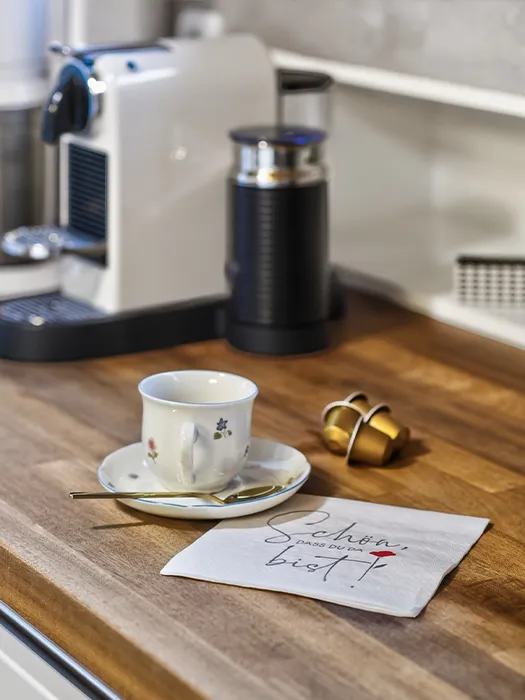 Nespressomaschine im Sonnenplatzl